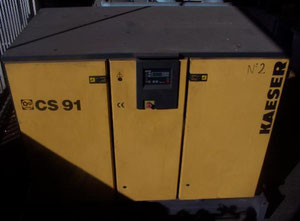 Kaeser CS91 oiled screw compressor