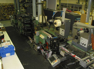Used Gallus R200 B Labels printing machine - flexo