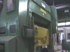 Used BLISS HP2-100. STRAIGHT-SIDE, DOUBLE CRANK PRESS