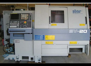 Star SV-20 CNC Swiss screw machine with bar feed