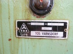 Used TOS Vansdorf WHN 13 Horizontal machining centre