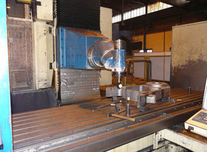 Anayak bed type milling machine HVM 3800 with automatic head A+ B
