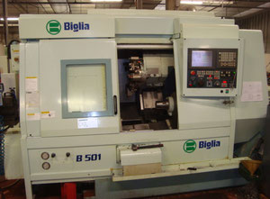 Biglia B501YS double spindle Cnc lathe