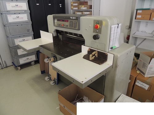 POLAR 76 EM Paper guillotine Used machines - Exapro