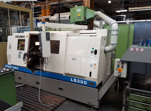 OKUMA LB 300 x 1000 cnc lathe