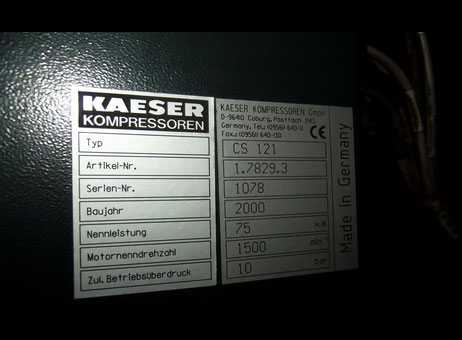 Kaeser CS121 P61219033