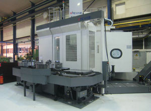 Hankook VTC125 E APC vertical turret lathe with cnc