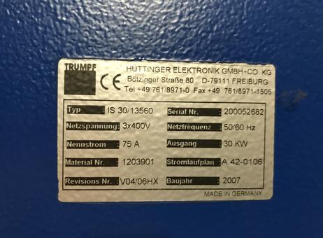 Trumpf TruLaser 5040 5kW P10107047