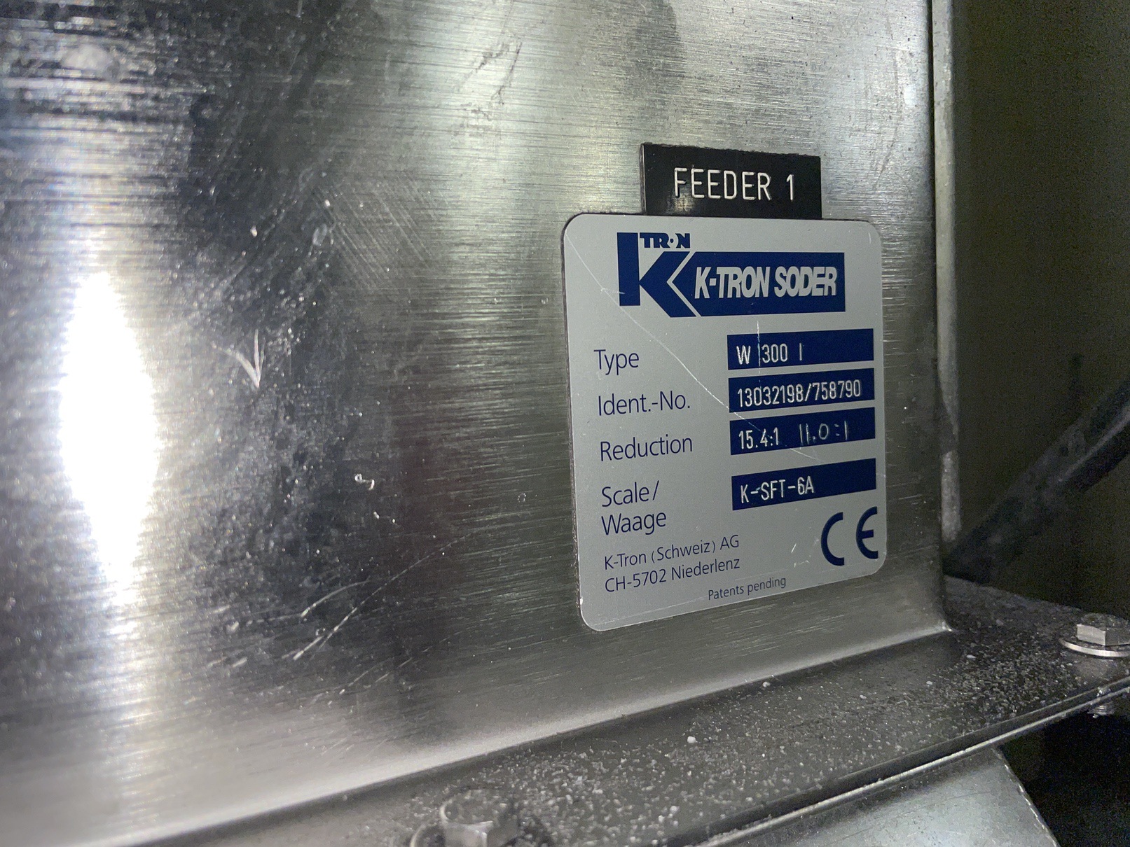 K-TRON W 300 I - Machines for sale & specifications Used machines - Exapro