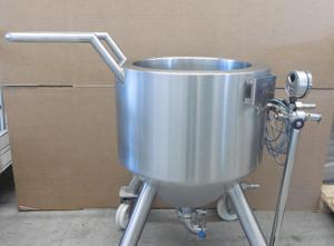 Hermann Waldner stainless steel mobile vessel