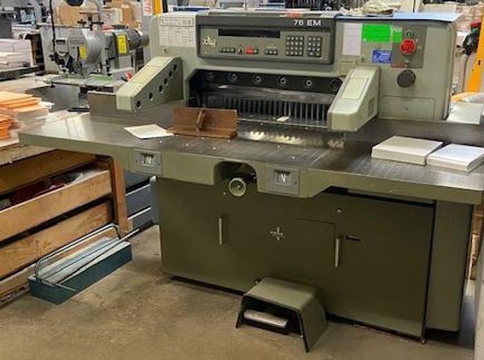 Polar Mohr 76 EM Paper guillotine Used machines - Exapro