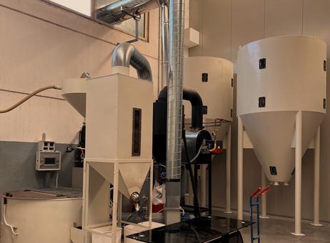 Città del Caffè srl CDC 60 kg automatica, silos crudo e tostato, trasporti pneumatici P221209012