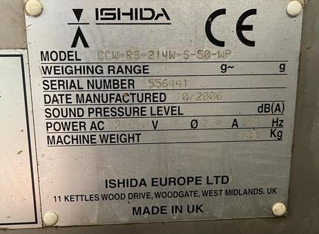 Ishida CCW-RS-214W-S-50-WP P230322196