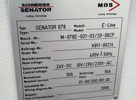 Schneider Senator 78 E-Line P230202009