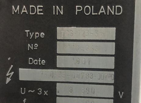 POREBA TCG 125/5000 P230620039