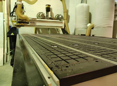 Braxes Machine Fraiseuse CNC1325 3 axes Wood CNC machining centre Used ...