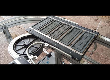 Custom Flexlink XT Twin Track Pallet Conveyor Carousel P230920064