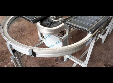Custom Flexlink XT Twin Track Pallet Conveyor Carousel P230920064