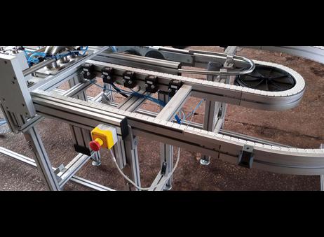 Custom Flexlink XT Twin Track Pallet Conveyor Carousel P230920064