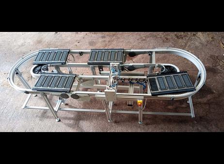 Custom Flexlink XT Twin Track Pallet Conveyor Carousel P230920064