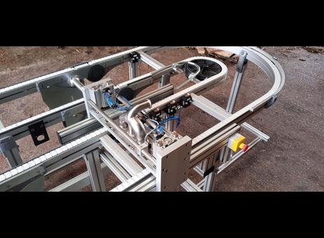 Custom Flexlink XT Twin Track Pallet Conveyor Carousel P230920064
