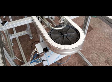 Custom Flexlink XT Twin Track Pallet Conveyor Carousel P230920064