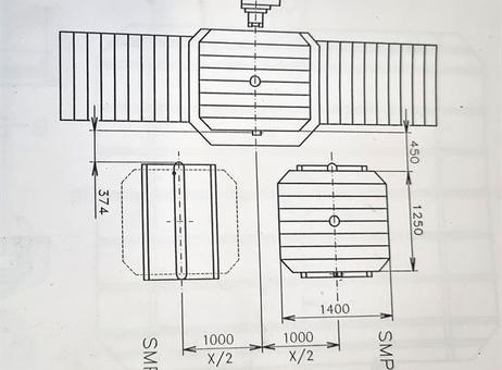 Tos WHN 110 X: 2000 - Y: 1250 - Z: 1000 mm CNC P231109324
