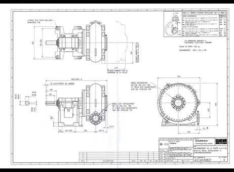 WARMAN TYPE 8/6 FGH (PASSAGE LIBRE DE 140MM ) P240104172