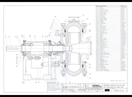 WARMAN TYPE 8/6 FGH (PASSAGE LIBRE DE 140MM ) P240104172