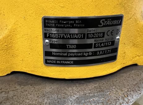 Stäubli TX60 P240110073