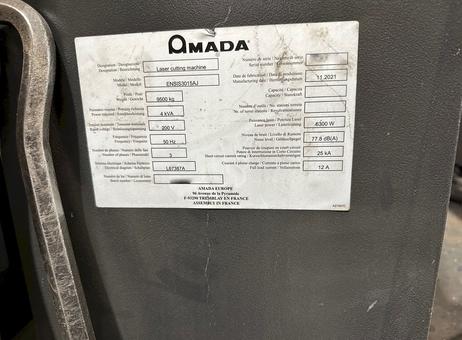AMADA ENSIS-3015 AJ Fiber P240208161