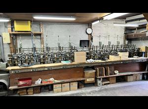 Yoshino WB-18 Book binding machine with conveyor + Itotec three side trimmer