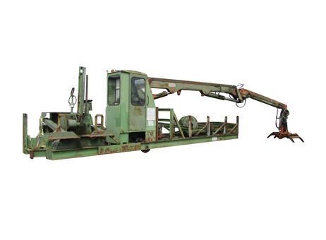 Baljer & Zembrod Trolley Vehicle for handling, sorting, transporting and cutting round wood P240307064