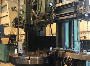 90" King Double Column, 3-Heads Vertical Turret Lathe Model 84, High Column, Vertical Turning Lathe