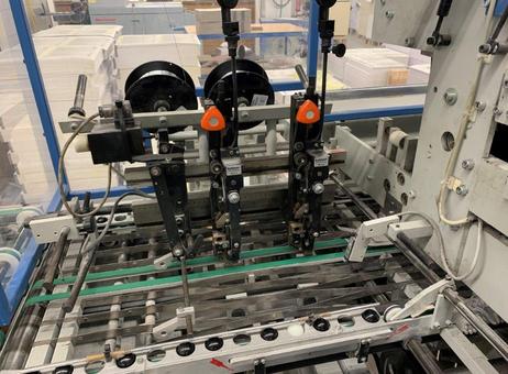 MKW UT with 20 gathering stations and SFT 350 stapling / folding / cutting unit and Head-foot trim unit T 20 P240416003