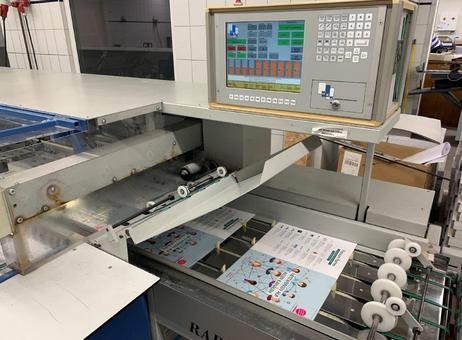 MKW UT with 20 gathering stations and SFT 350 stapling / folding / cutting unit and Head-foot trim unit T 20 P240416003