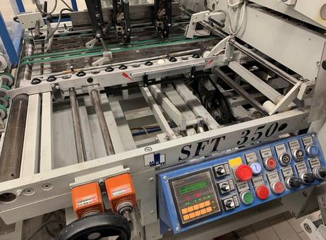 MKW UT with 20 gathering stations and SFT 350 stapling / folding / cutting unit and Head-foot trim unit T 20 P240416003