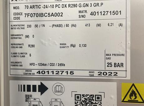 Afinox 70 Artic -24/-10 PC DX R290 G.GN 3 GR.P P240506014