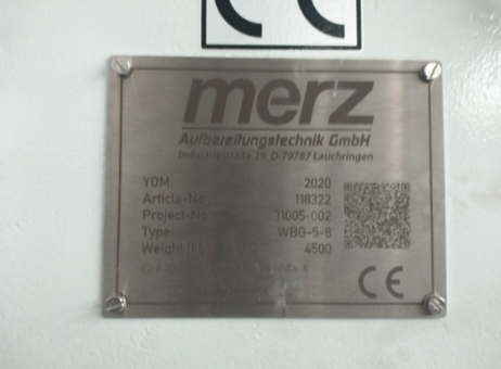 Merz Aufbereitungstechnik GmbH WBG 5/8 PN P240524144
