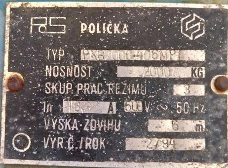 Slovácké strojírny PKB 2000 P240527092