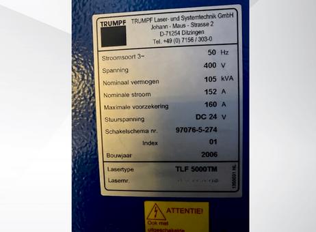 TRUMPF Trumatic L6050 P240527177