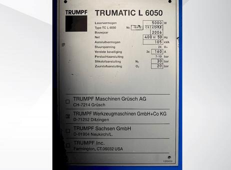 TRUMPF Trumatic L6050 P240527177