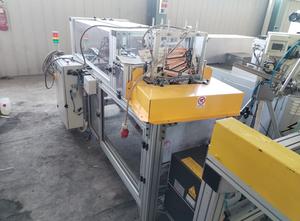 Máquina estuchadora horizontal semiautomática para rollos de aluminio, film y papel de horno Robotek 300-01 + Rebobinadora Robotek 100-500 Máquina estuchadora