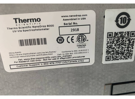 Thermo Scientific NANODROP 800 P240708065