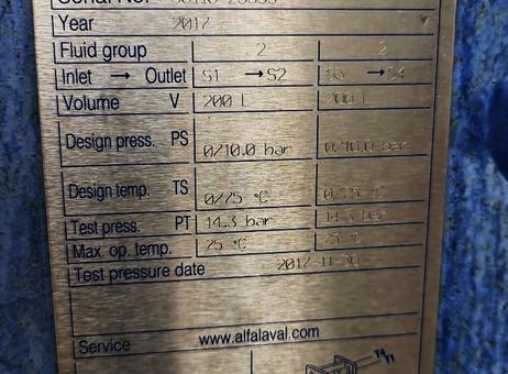 ALFA LAVAL BFG, BFM, RFM P240913103