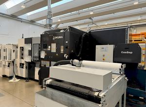 Okuma MA-400HA 4-axis palletized horizontal machining center
