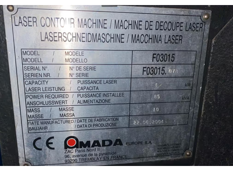 Amada FO 3015 - 4000 W P241107299