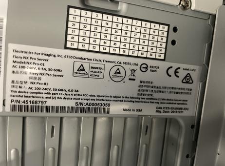 Xerox Versant 180 Press P241113020