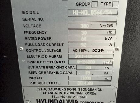 Hyundai Wia Hi-MOLD 560/5A P241119677