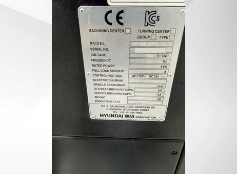 Hyundai Wia HI-MOLD 750-5A P241119678